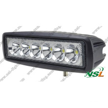 Luz de trabajo LED Epistar de 18W para conducción de niebla Luz de conducción LED